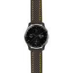 g.dax10.st25 Main Black & Yellow StrapsCo Heavy Duty Carbon Fiber Watch Strap 20mm