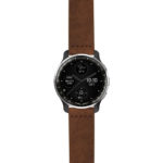 g.dax10.st29 Main Brown StrapsCo Heavy Duty Suede Watch Strap 20mm