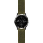 g.dax10.st29 Main Green StrapsCo Heavy Duty Suede Watch Strap 20mm