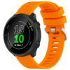 g.r56.12 Main Orange StrapsCo Silicone Rubber Watch Band Strap For Garmin Forerunner158 Forerunner 55 vivoactive3 music venu Sq vivomove3 vivoMove Luxe style vivomove 20mm