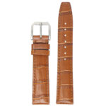 iw17 up Rust DASSARI Croc Embossed Leather Watch Band Strap 20mm 21mm 22mm