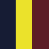 Navy Blue / Yellow / Burgundy