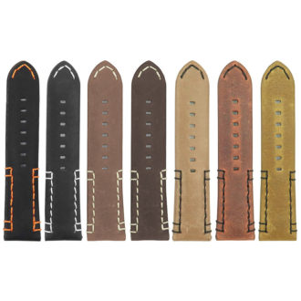 p618 All Colors DASSARI Vagabond Hand Stitched Leather Watch Band Strap 22mm 24mm 26mm