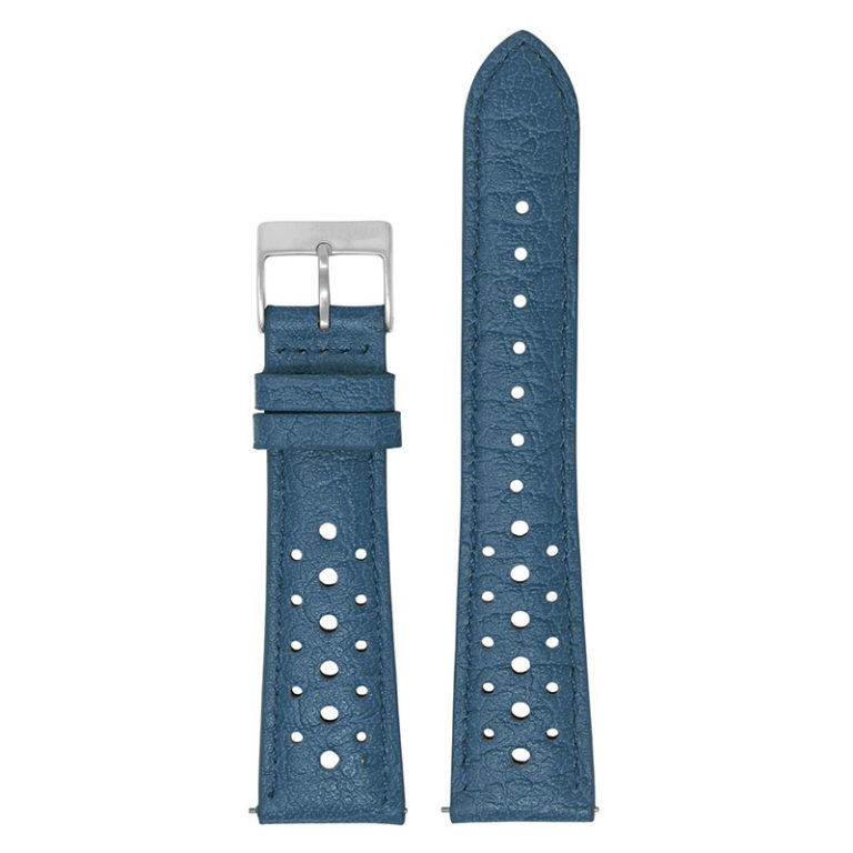 DASSARI Perforated Leather Rally Strap For MoonSwatch StrapsCo