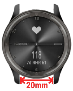 Garmin discount vivomove size