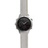 g.fch.st23 Main Grey & White StrapsCo Heavy Duty Mens Leather Watch Band Strap 20mm