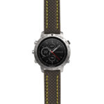 g.fch.st25 Main Black & Yellow StrapsCo Heavy Duty Carbon Fiber Watch Strap 20mm