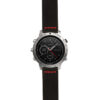 g.fch.st29 Main Black & Red StrapsCo Heavy Duty Suede Watch Strap 20mm