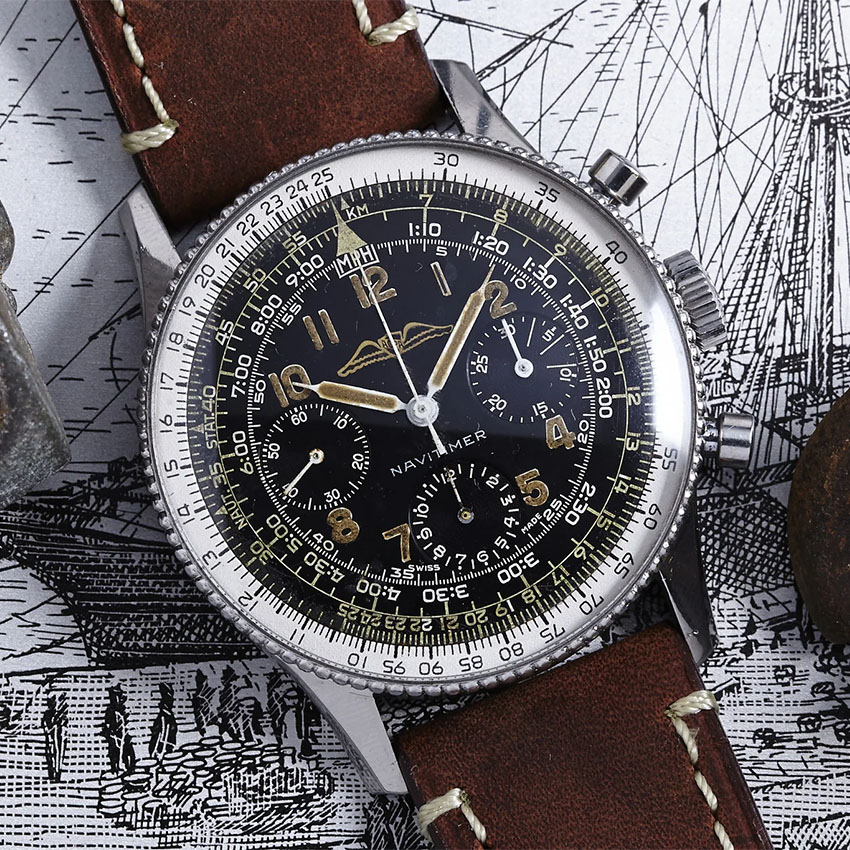 history of the breitling navitimer 1954 AOPA