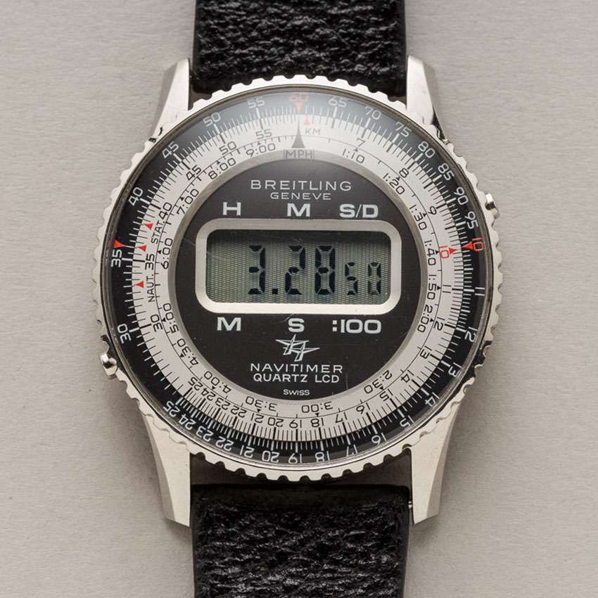 history of the breitling navitimer ref 9406 1977 digital quartz LCD