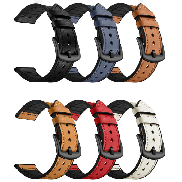 Leather Hybrid Strap For Garmin Venu 3 StrapsCo