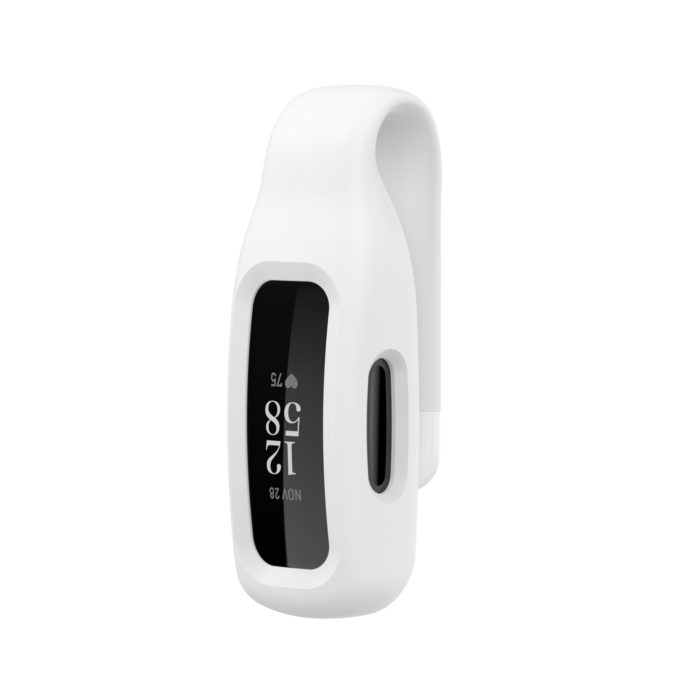 White Leather Fitbit Inspire 3 Strap – FitStrapsUK