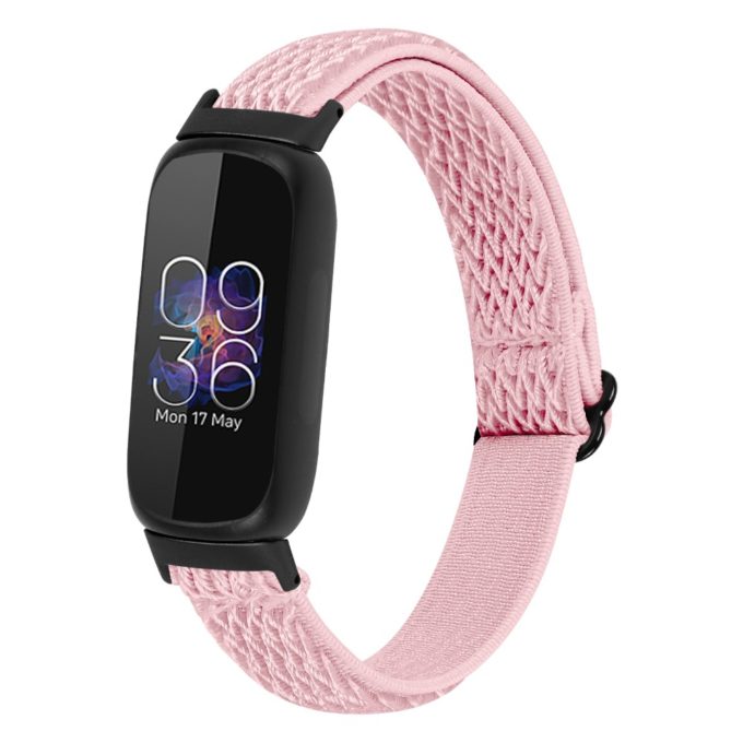 Bracelet Compatible With Fitbit Inspire 3 Wristband (nylon, Rose