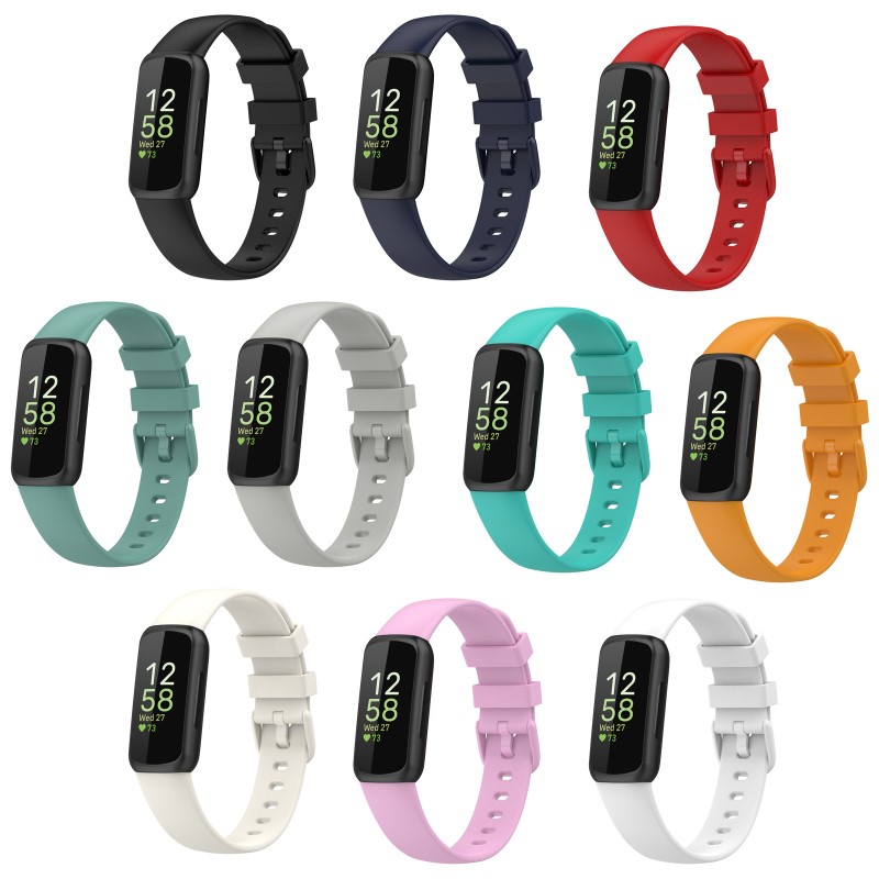 For Fitbit Inspire 3 Smart Watch Band Silicone Wrist Strap