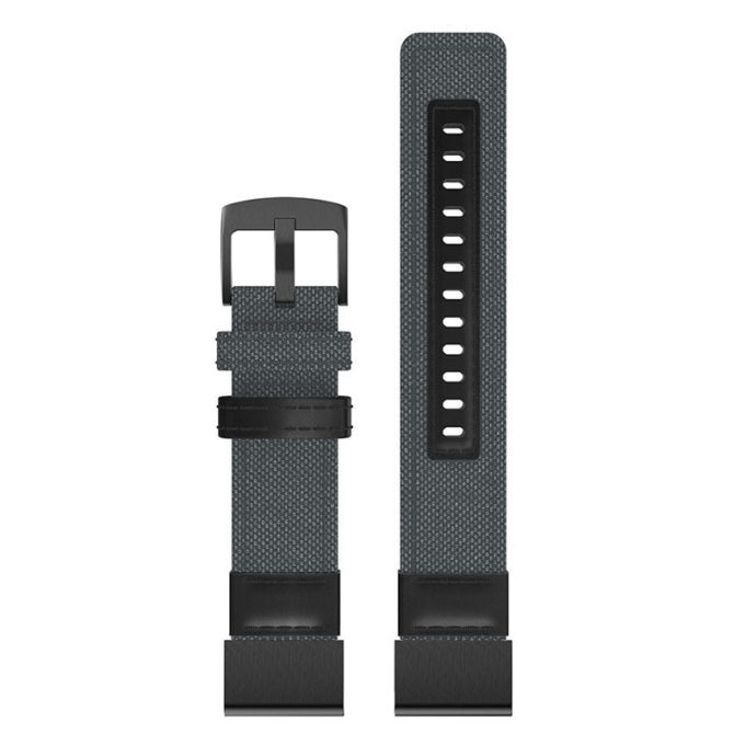 g.ny1.7 Up Grey StrapsCo QuickFit 26 Canvas Watch Band Strap for Garmin Fenix 5X