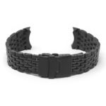 m.sk10.mb.22 Round Black Beads of Rice Bracelet Watch Band Strap for Seiko SKX007 22mm Updated