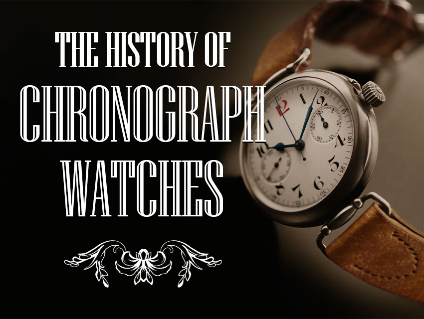 history of chronograph watches header