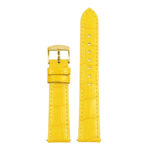 st20.10.yg Up Yellow Ladies Crocodile Leather Watch Band Strap