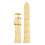 st20.17.yg Up Beige Ladies Crocodile Leather Watch Band Strap