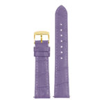 st20.18a.yg Up Dark Purple Ladies Crocodile Leather Watch Band Strap copy