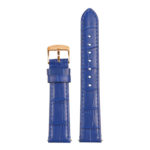 st20.5.rg Up Blue Ladies Crocodile Leather Watch Band Strap