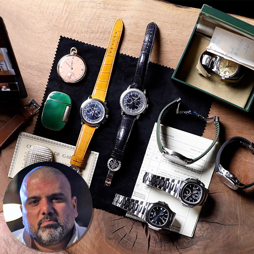biggest watch collectors in the world jasem al zeraei collection patek philippe