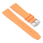 fk14 angle Orange DASSARI Fitted FKM Strap for Omega Speedmaster and Moonswatch 20mm