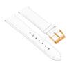 st21.22.22.rg Angle White Crocodile Embossed Leather Watch Band