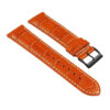st21.3.22.mb Angle Tan & White Crocodile Embossed Leather Watch Band