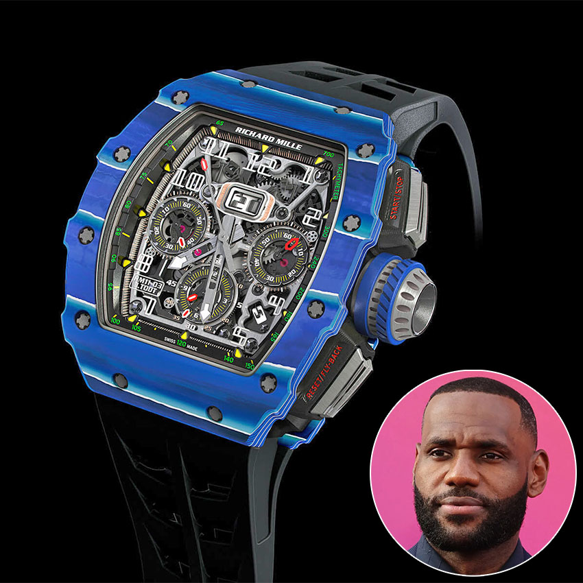 superstar athletes and their watches lebron james richard mille RM11 03 jean todt
