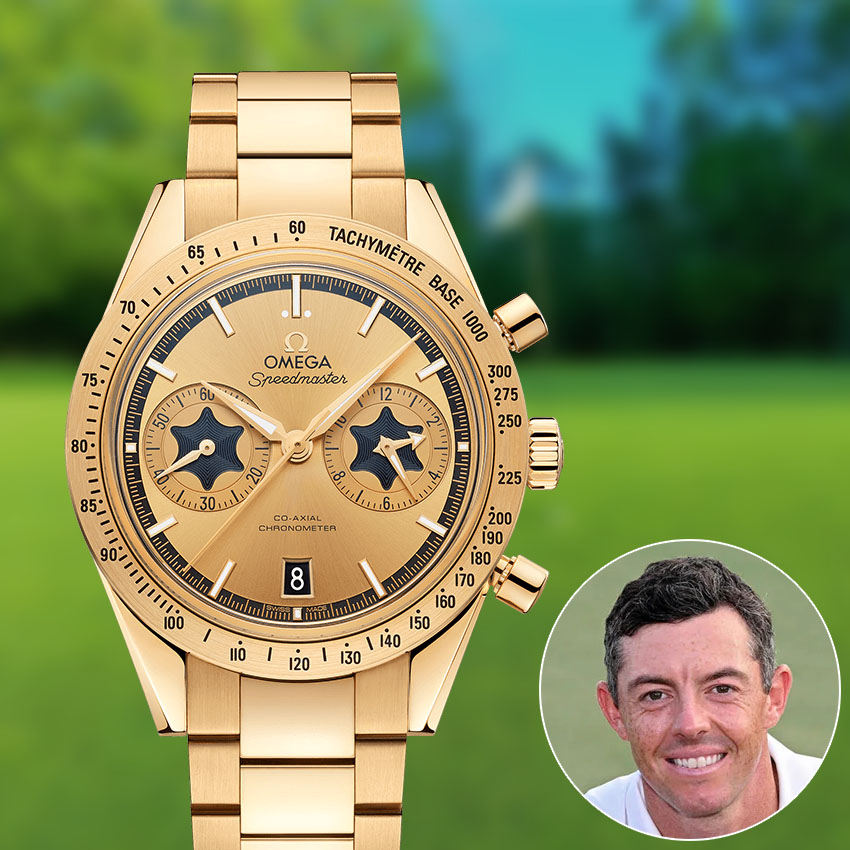 superstar athletes and their watches rory mcilroy omega spedmaster 57 rory mcilroy special edition