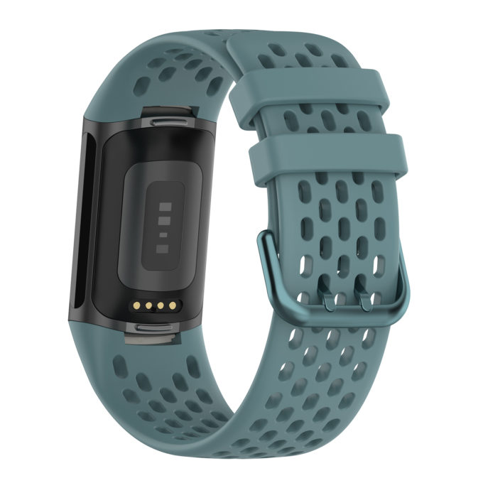Bracelet silicone Fitbit Charge 6 (blue-gris) 