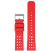 fk17.6 Up Red DASSARI Flex Perforated FKM Rubber Watch Band Strap 20mm 22mm