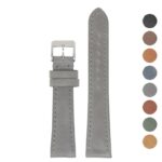 kd3.7 Gallery Grey StrapsCo Vintage Waxed Leather Watch Band Strap 18mm 19mm 20mm 21mm 22mm 24mm 1