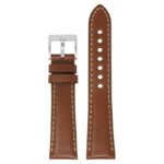 ks6.8 Main Rust StrapsCo Vintage Padded Genuine Leather Watch Band Strap