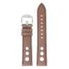 ds4.3.1 Up DASSARI M5 Leather Rally Watch Band Strap in tan and black