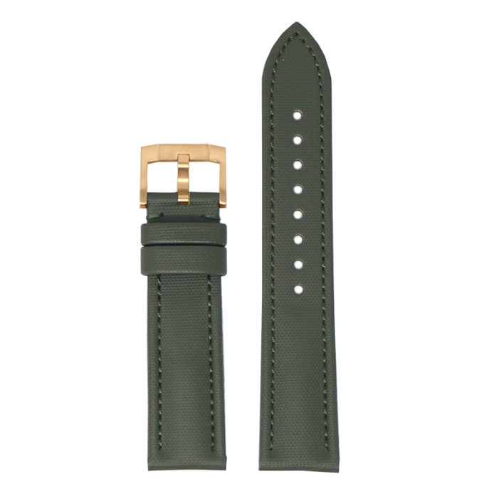kd4.11.11.rg Up Green DASSARI Sailcloth Watch Band Strap 19mm 20mm 21mm 22mm