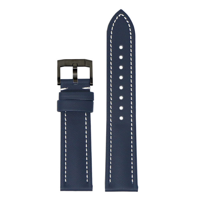 kd4.5.22.mb Up Blue & White DASSARI Sailcloth Watch Band Strap 19mm 20mm 21mm 22mm