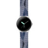 s.ny6 Main Blue & White StrapsCo Nylon Canvas Watch Band Strap 20mm