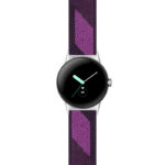 s.ny6 Main Purple Stripe StrapsCo Nylon Canvas Watch Band Strap 20mm
