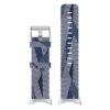 s.ny6 Up Blue & White StrapsCo Nylon Canvas Watch Band Strap 20mm
