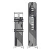 s.ny6 Up Grey Stripe StrapsCo Nylon Canvas Watch Band Strap 20mm
