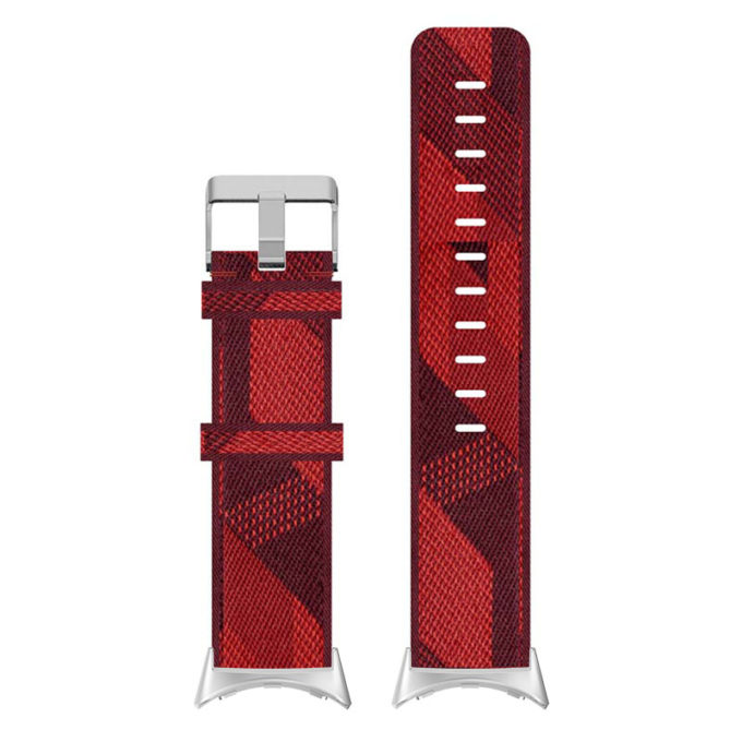 s.ny6 Up Red Stripe StrapsCo Nylon Canvas Watch Band Strap 20mm