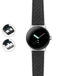 sw.l5 Black DASSARI Carbon Fiber Strap for Google Pixel Watch