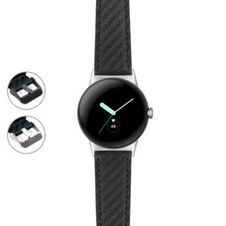 sw.l5 Black DASSARI Carbon Fiber Strap for Google Pixel Watch