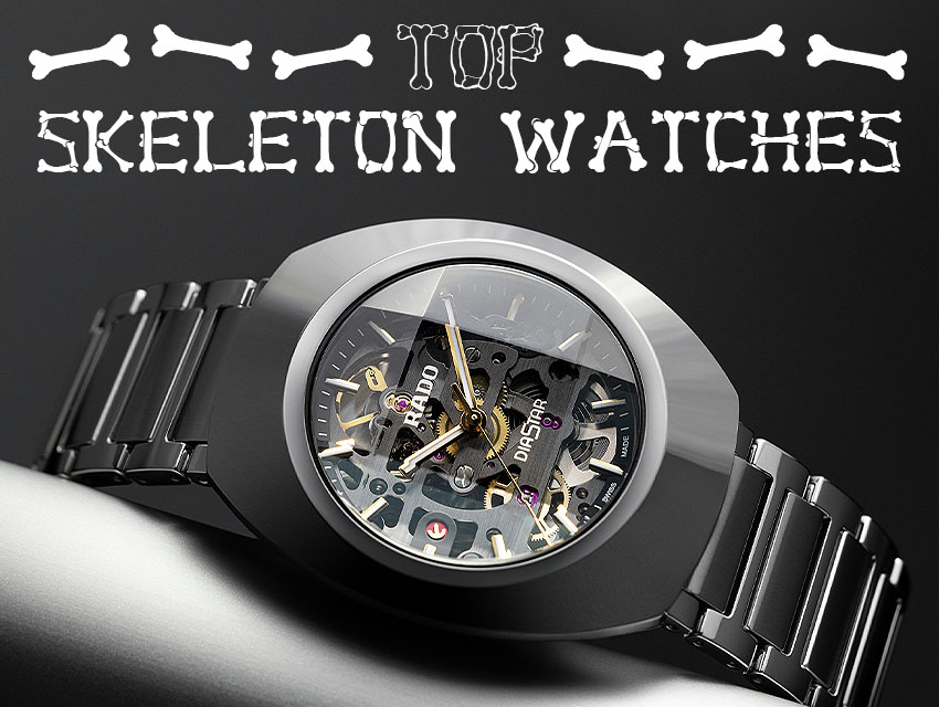 Beautiful hot sale skeleton watches