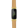 fb.in3.st19 Main Beige StrapsCo Womens Smooth Leather Gold Adapter Watch Band Strap 14mm