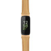 fb.in3.st19 Main Beige StrapsCo Womens Smooth Leather Rose Gold Adapter Watch Band Strap 14mm