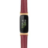 fb.in3.st19 Main Purple StrapsCo Womens Smooth Leather Rose Gold Adapter Watch Band Strap 14mm