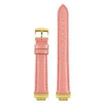 fb.in3.st19 Up Dark Pink StrapsCo Womens Smooth Leather Gold Buckle Watch Band Strap 14mm